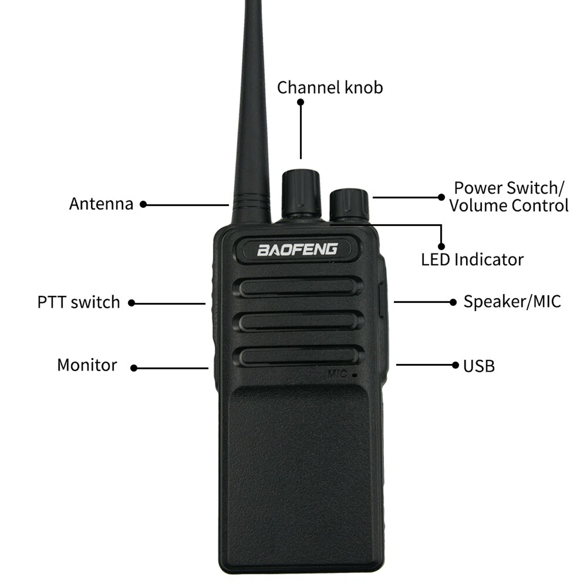 مخابره بایوفنگ Baofeng BF-C5 Walkie Talkie