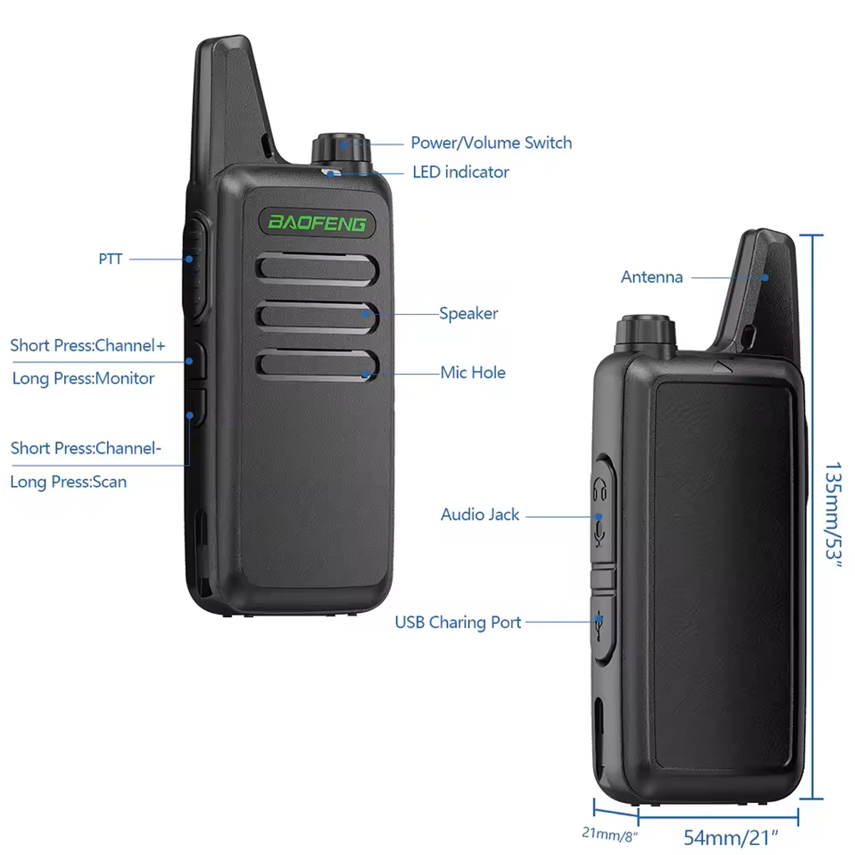 مخابره بایوفنگ Baofeng BF-T20