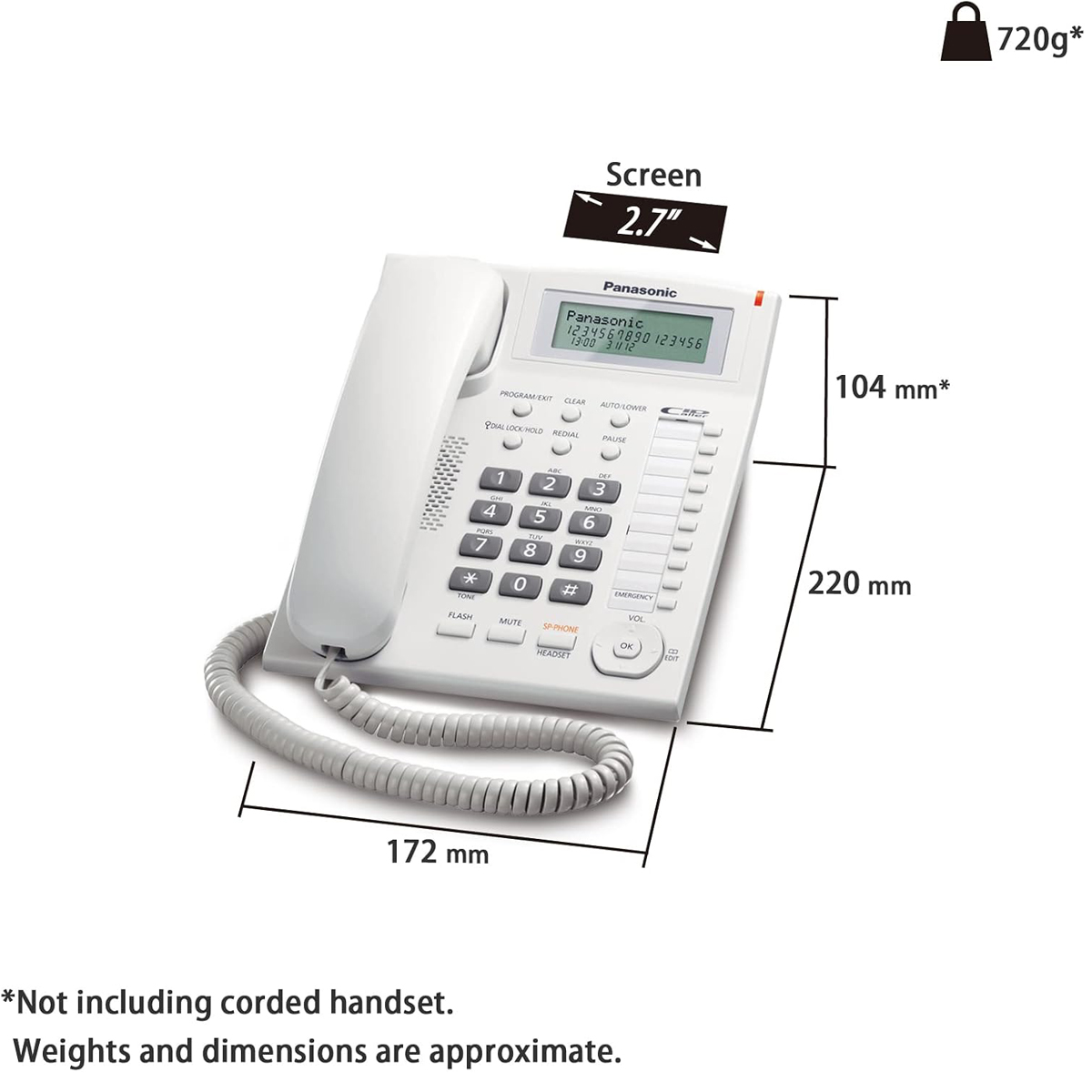 تلفن سرمیزی پاناسونیک (Panasonic Desk Phone)