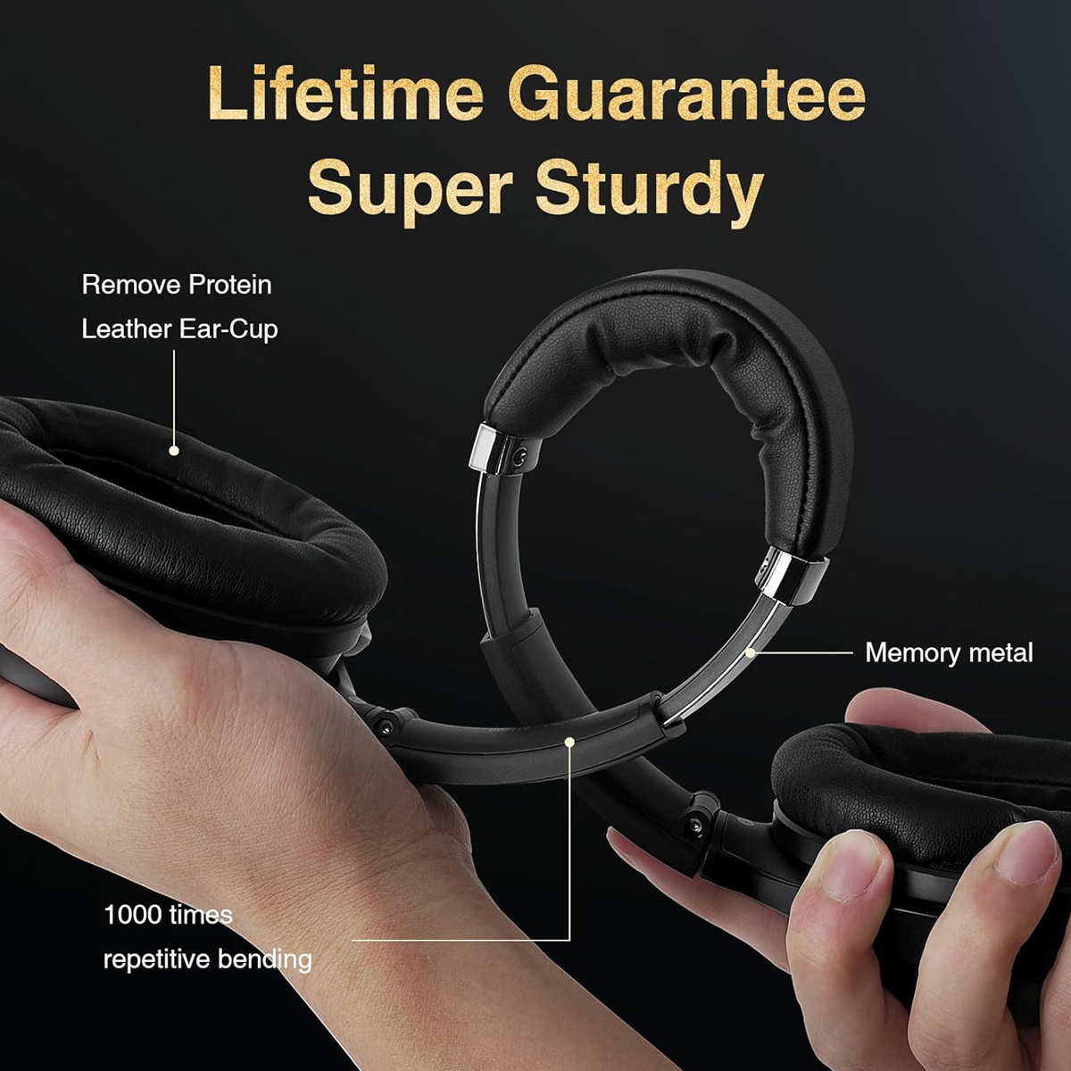 هدفون بولیوتوتی حرفه‌ای – Bluetooth Wireless Headphones با حذف نایز فعال (ANC)