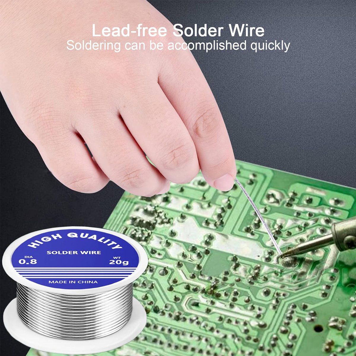سیم لحیم بدون سرب (Lead Free Solder Wire Sn99.3 Cu0.7)