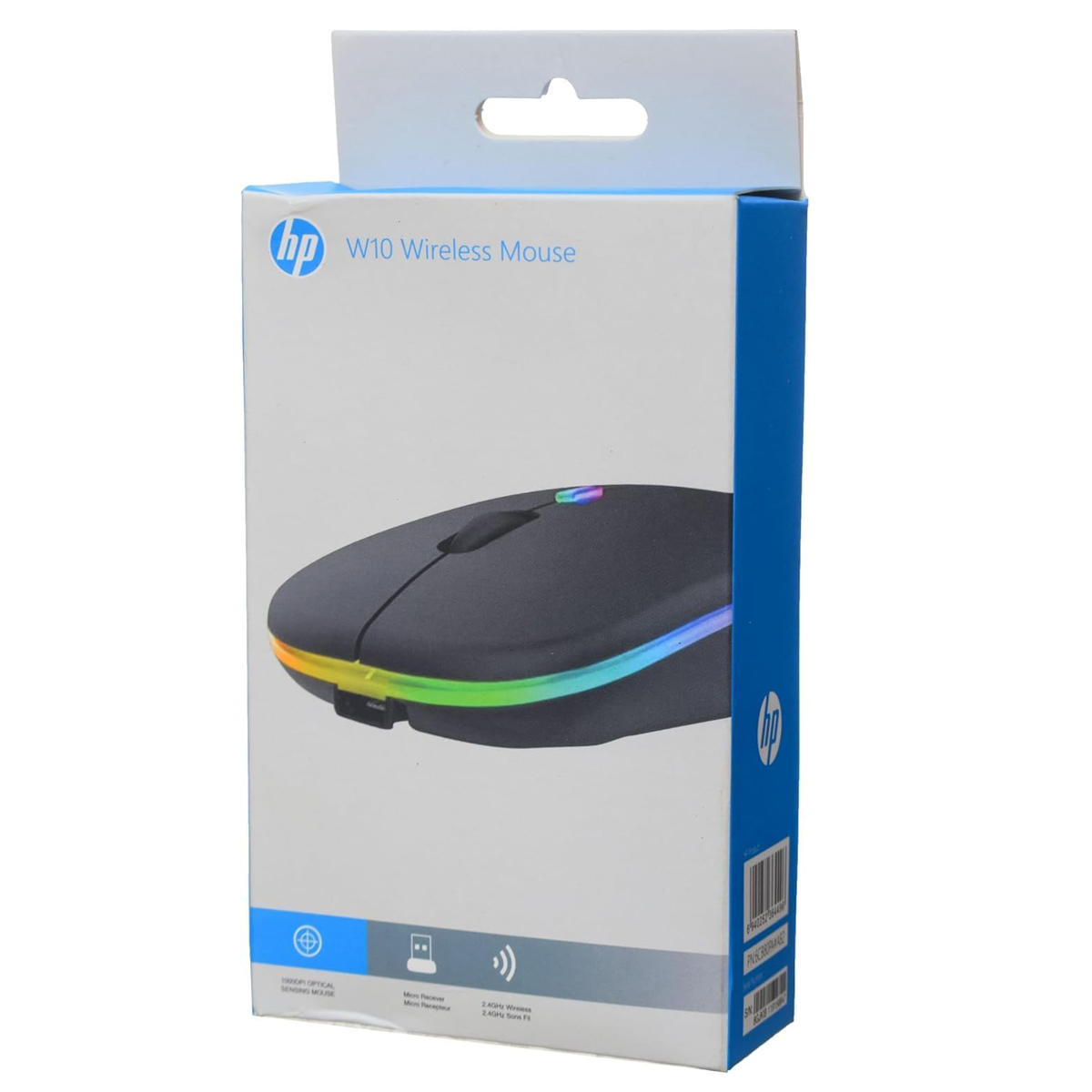 موس بی‌سیم HP W10 – Bluetooth & Wireless Dual Mode