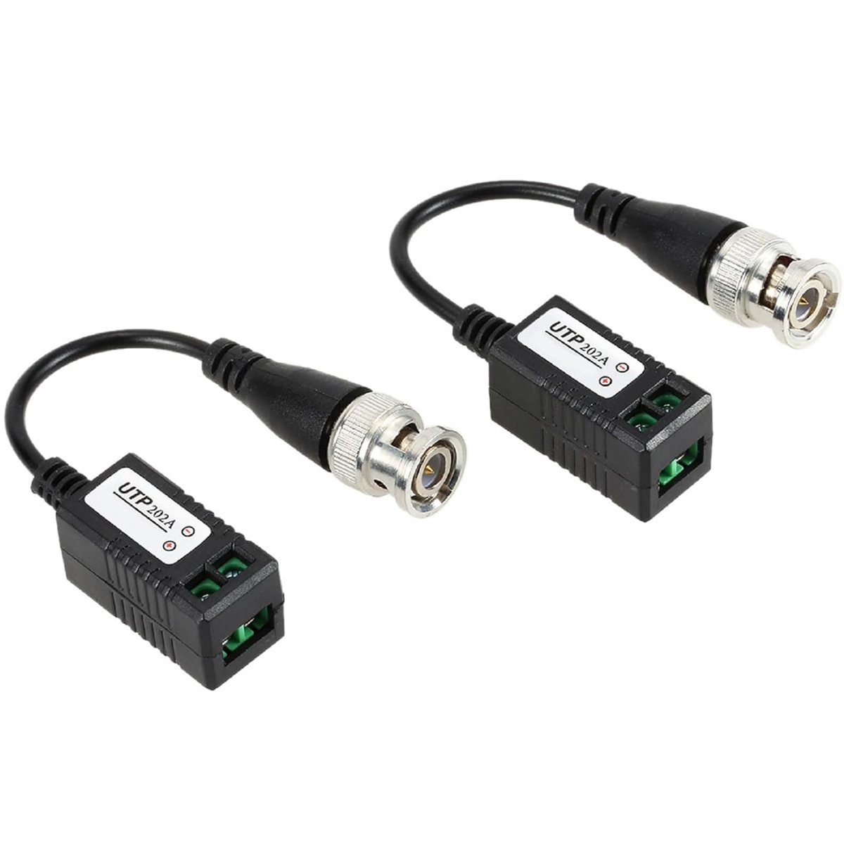بی‌ان‌سی ویدیو بالون (BNC Video Balun) دو عددی – انتقال تصویر کمره‌های امنیتی از طریق کیبل شبکه