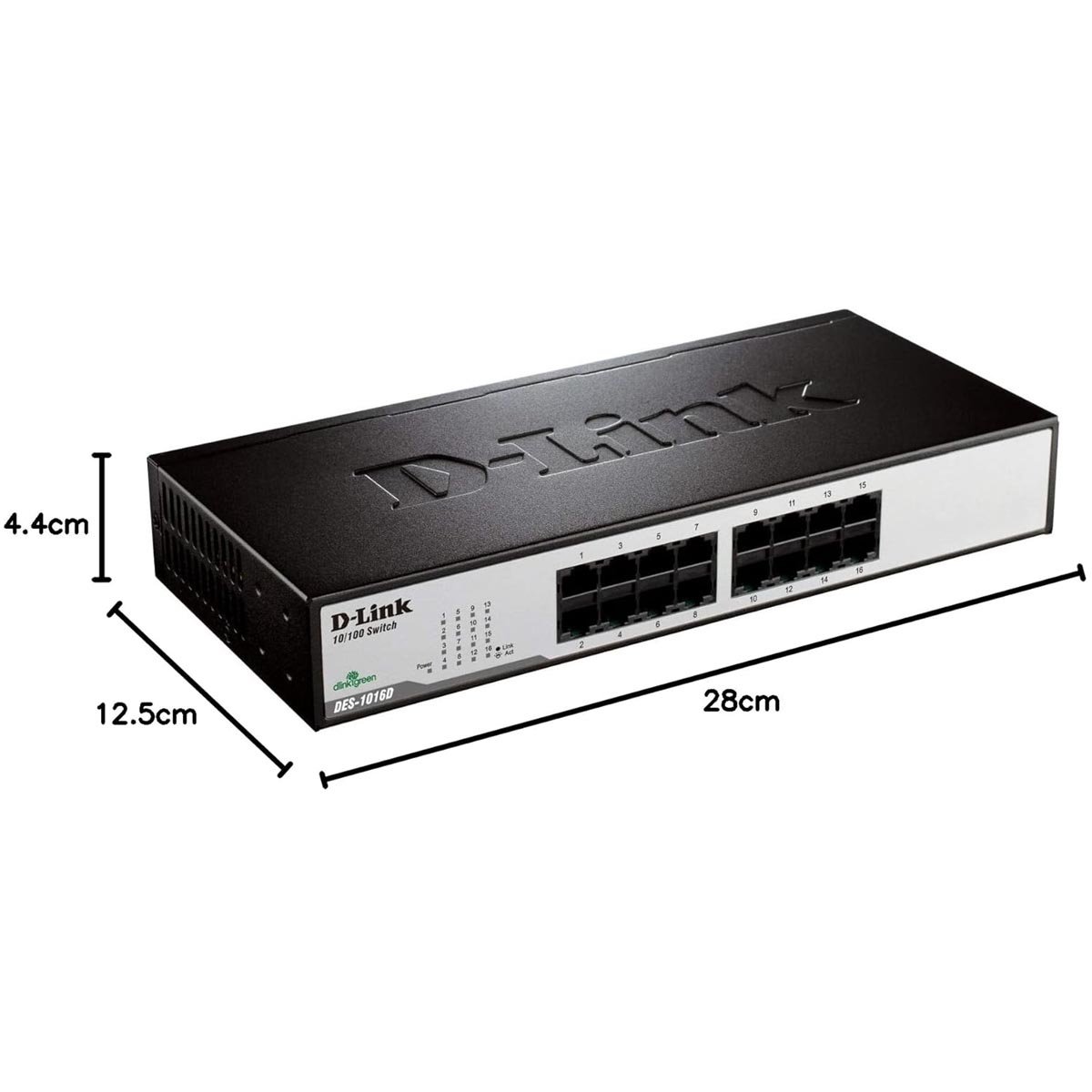 سویچ شبکه D-Link DES-1016D 16 Ports – 10/100Mbps