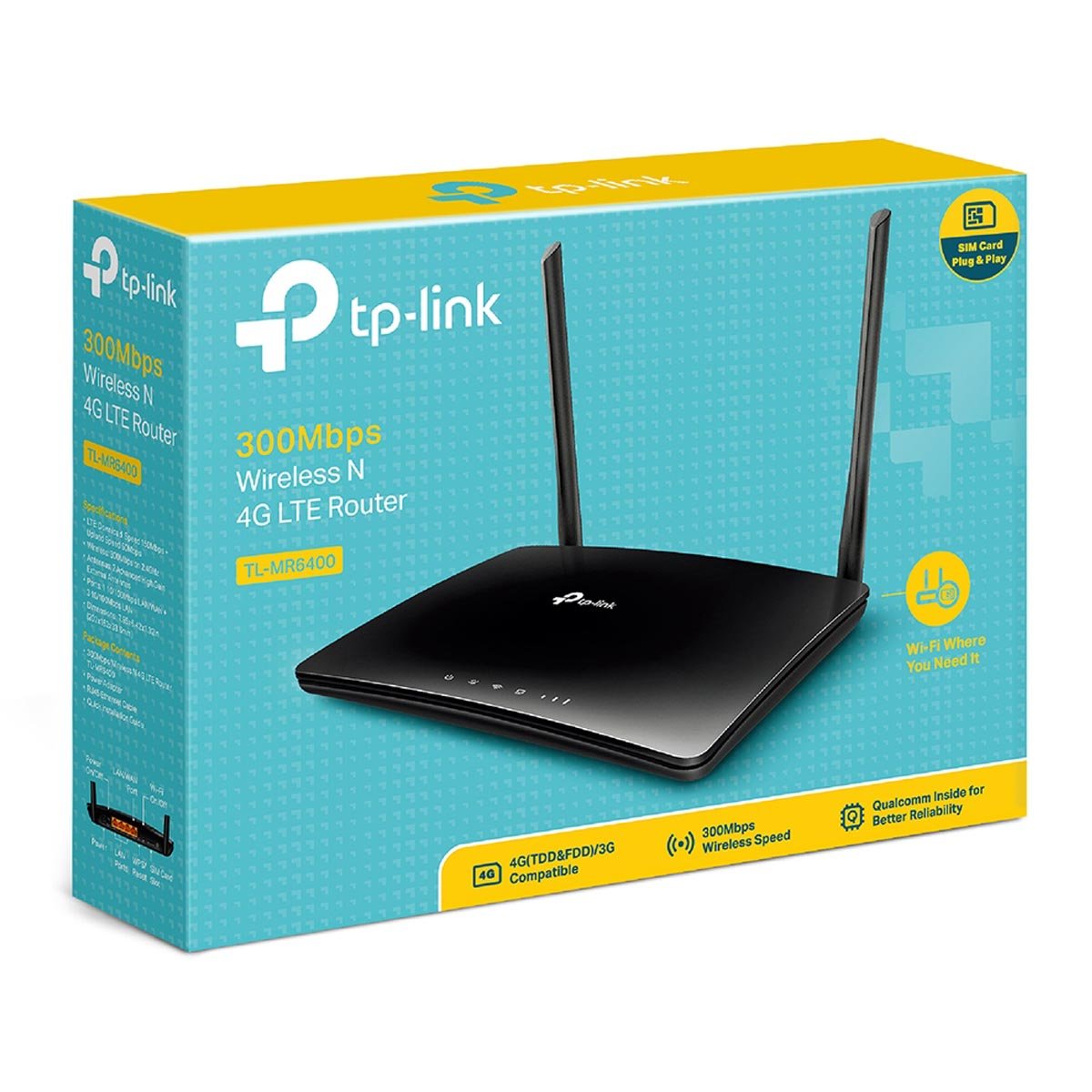 روتر سیم‌کارت‌دار TP-Link TL-MR6400 – اینترنت 4G LTE پرسرعت