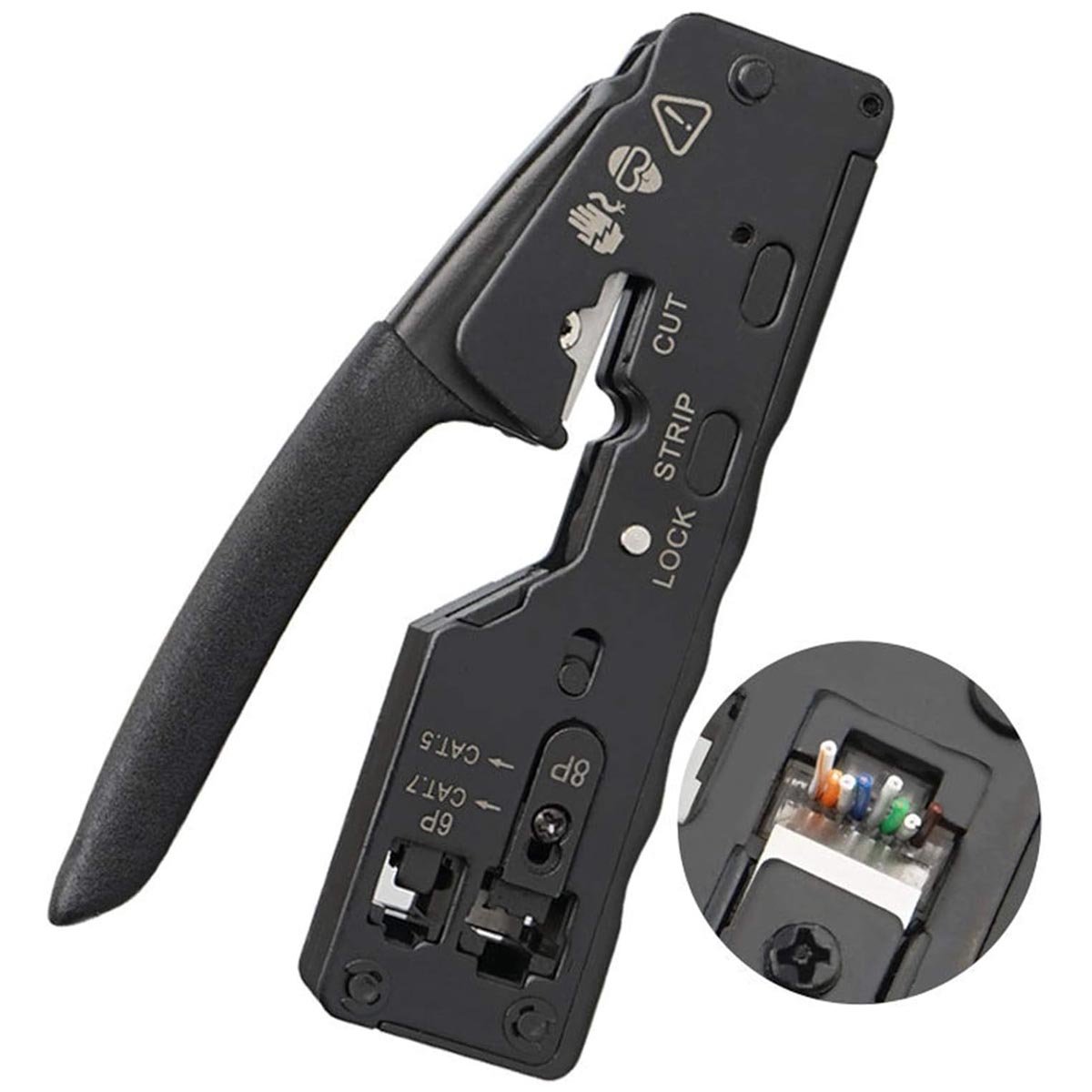 کریم پینگ تولس شبکه (RJ45) مدل Network Cable Crimping Tool