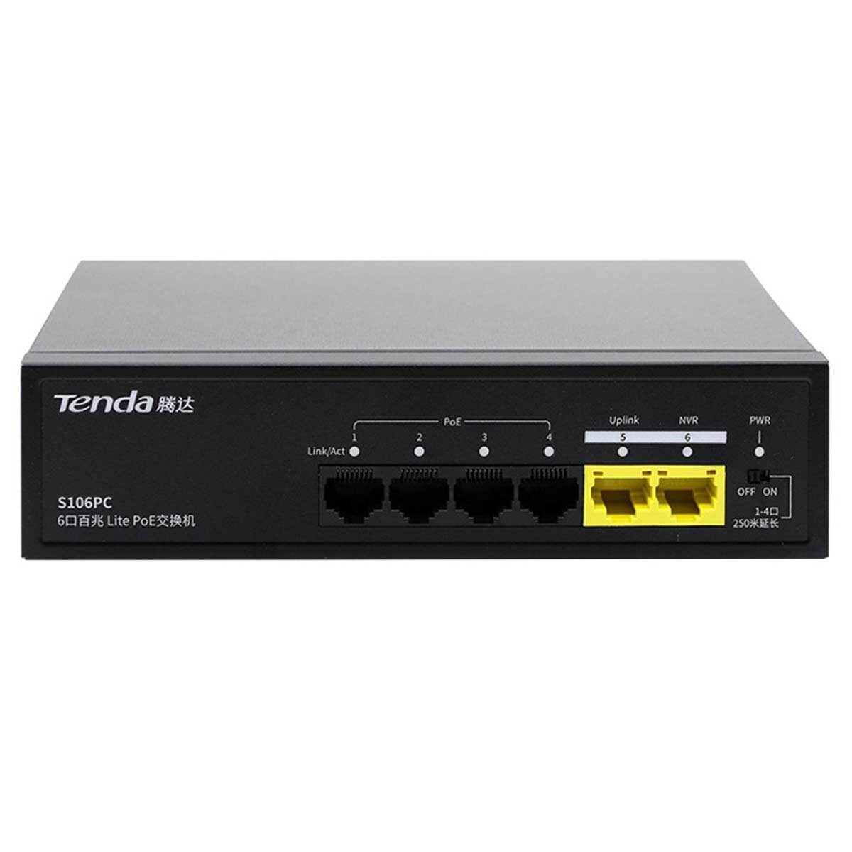 سویچ POE تندا Ethernet Hub/Switch POE 04 Port Gigabit